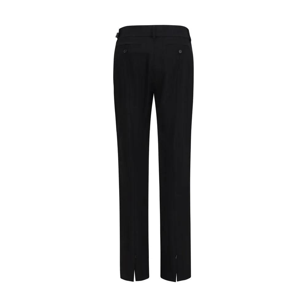 Max Mara Pantalon Décontracté Noir en Viscose