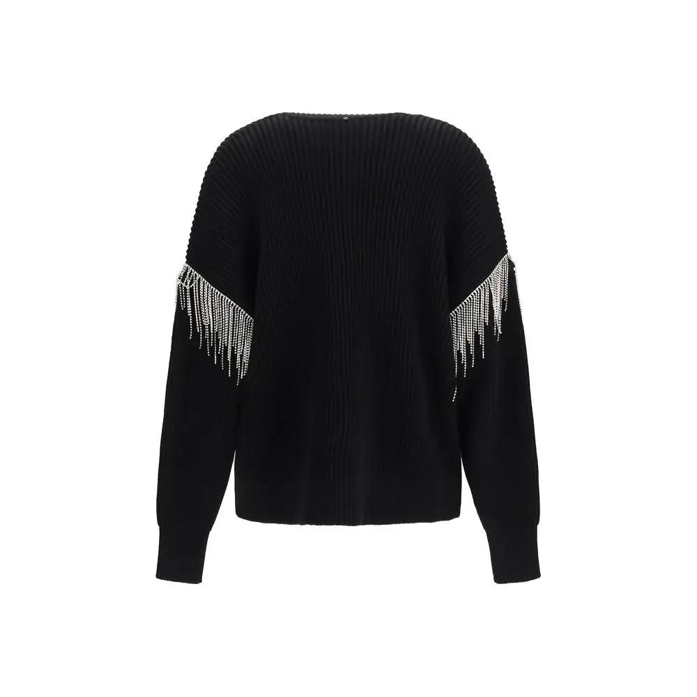 Max Mara Max Mara Black Wool Oves Aries Cardigan