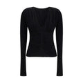Max Mara Black Viscose Dress Shirt