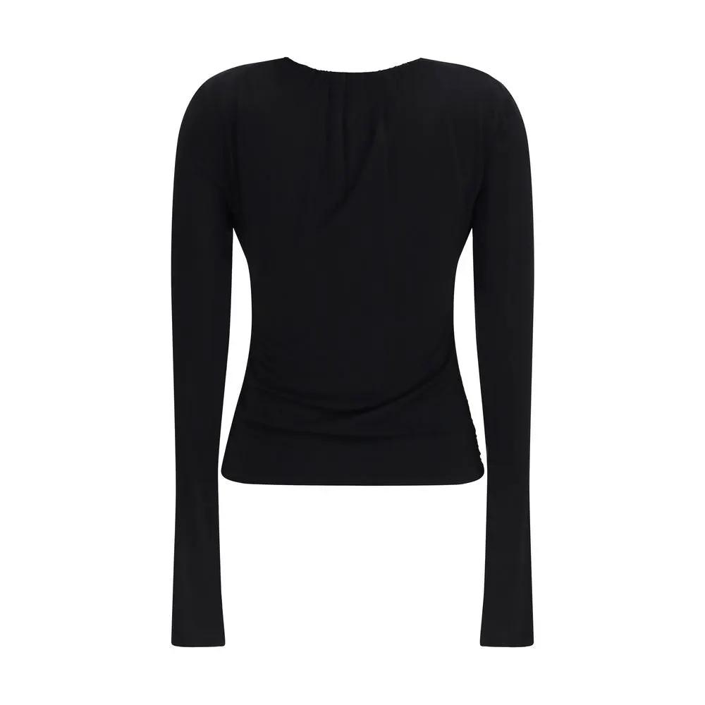 Chemise Max Mara noire en viscose