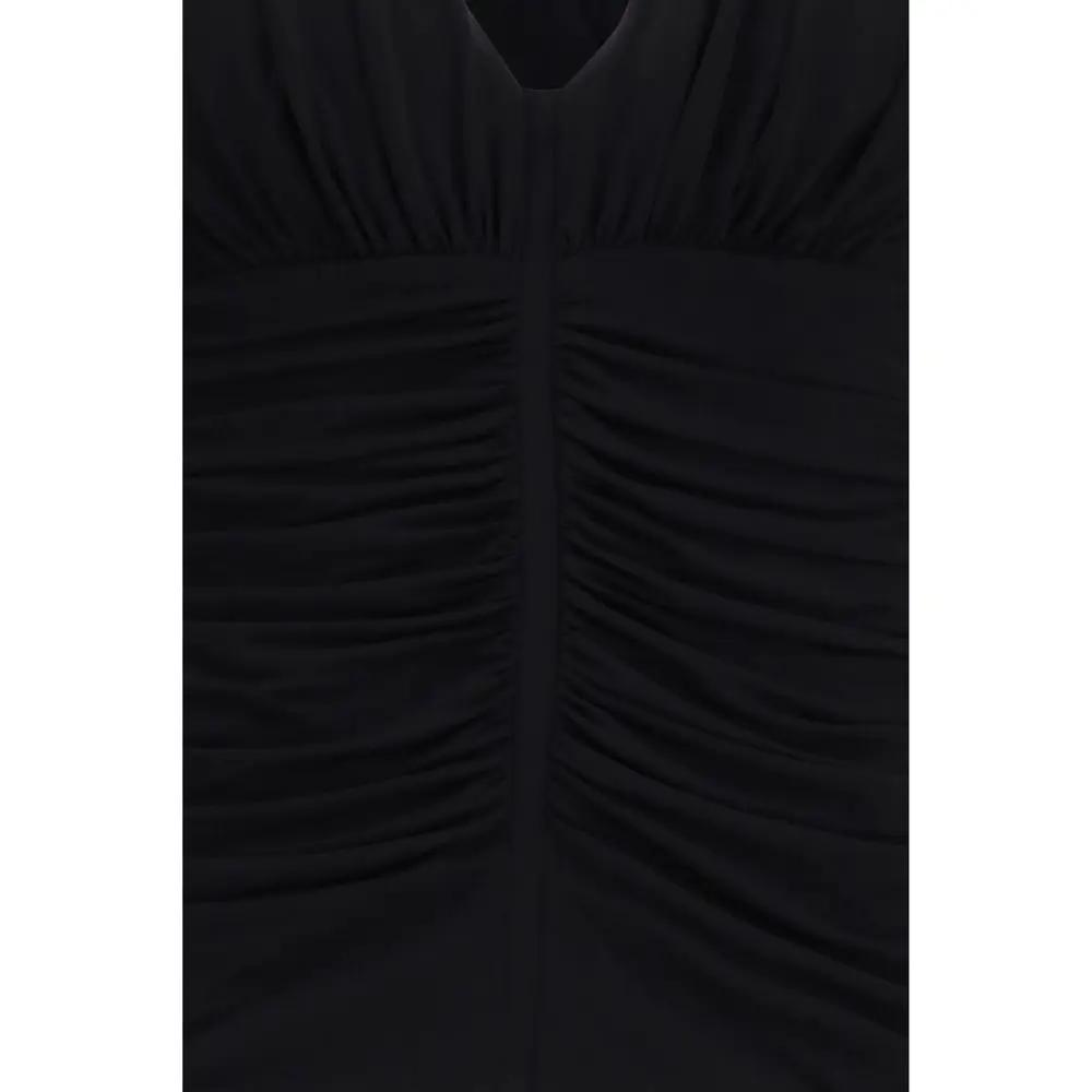 Max Mara Black Viscose Dress Shirt