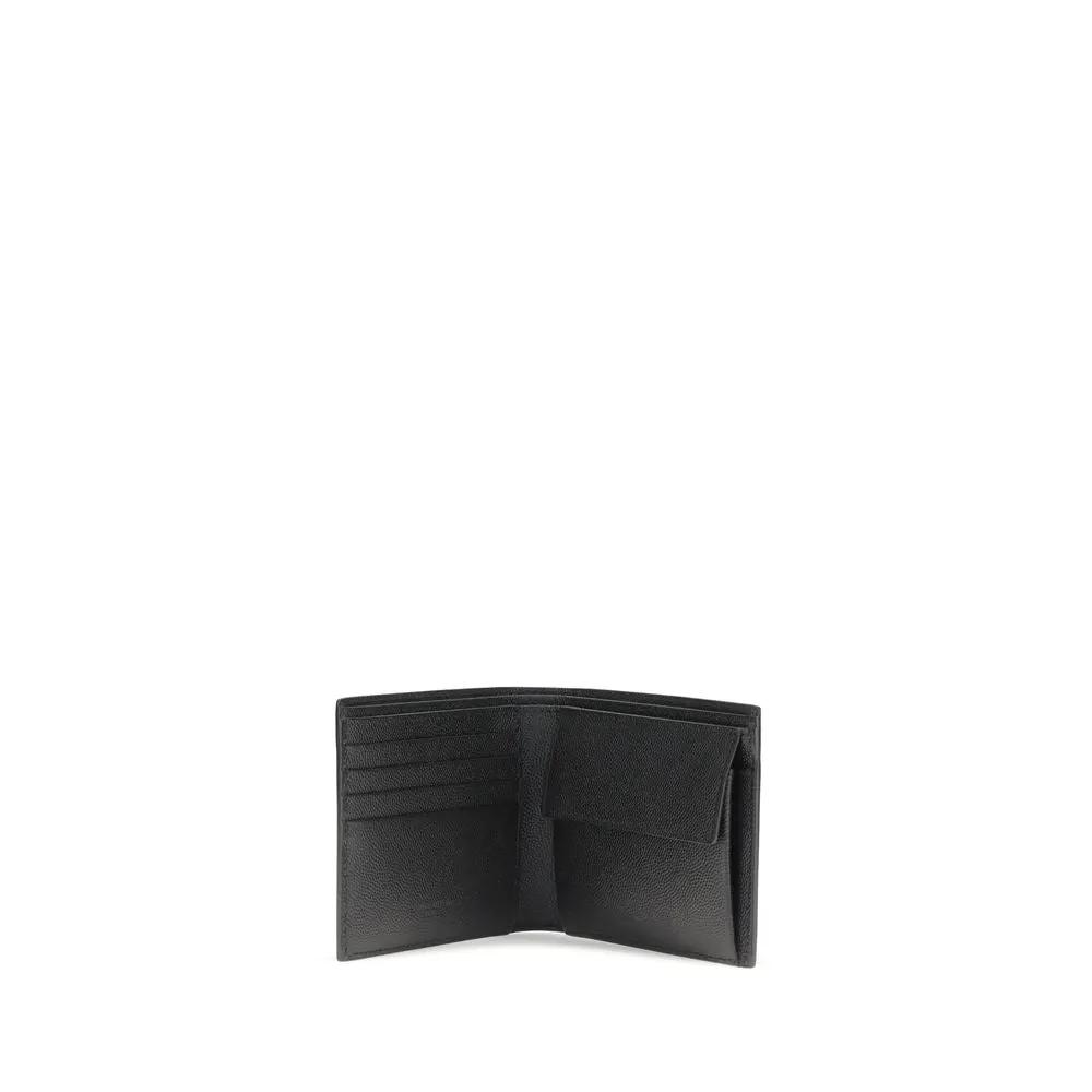 Saint Laurent Saint Laurent Black Calf Leather Bos Taurus Wallet