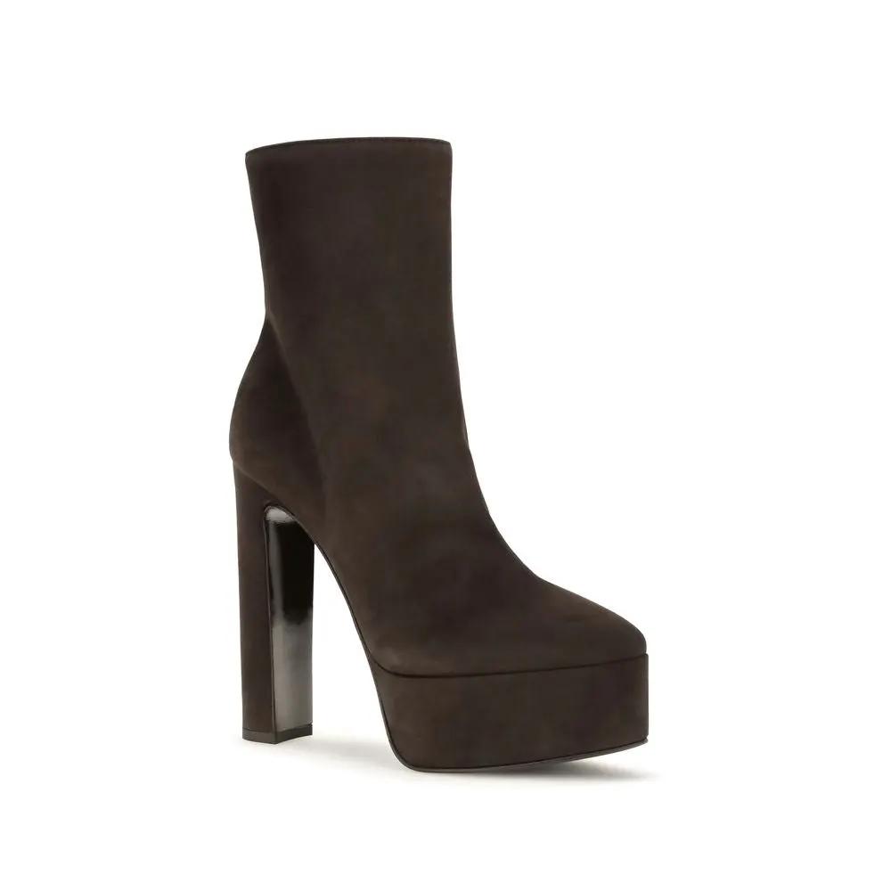LE SILLA LE SILLA Brown Suede Leather Ankle Boots