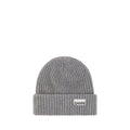 Ganni Gray Wool Oves Aries Beanie