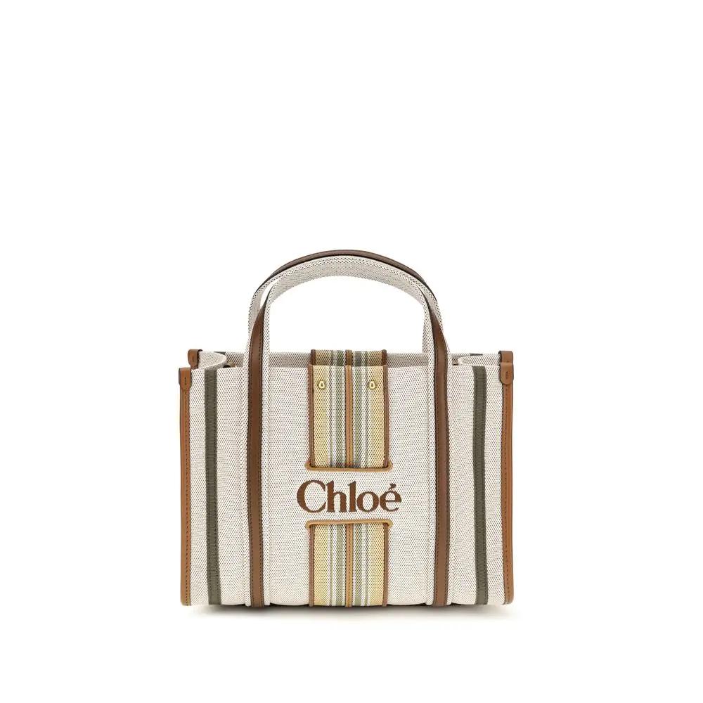 Chloé Chloé Beige Cotton Shoulder Bag