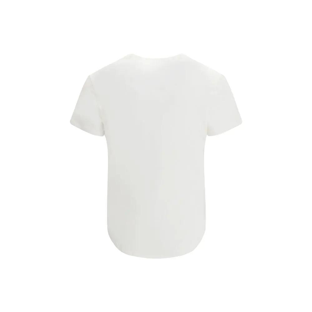 Fendi White Cotton T-Shirt