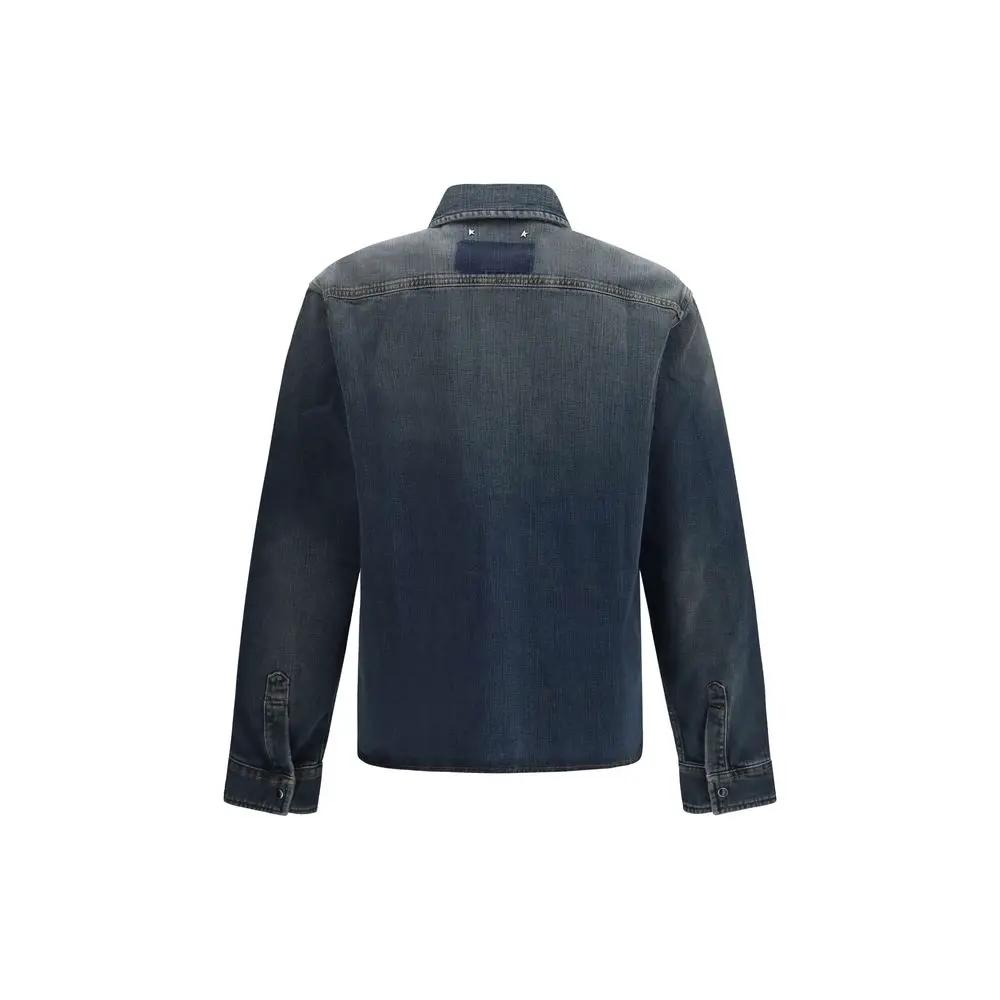 Golden Goose Blue Denim Shirt