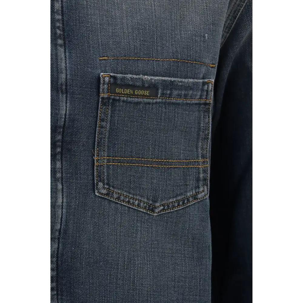Golden Goose Blue Denim Shirt