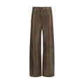 Golden Goose Golden Goose Brown Leather Pants