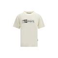 Palm Angels Palm Angels Beige Cotton T-Shirt