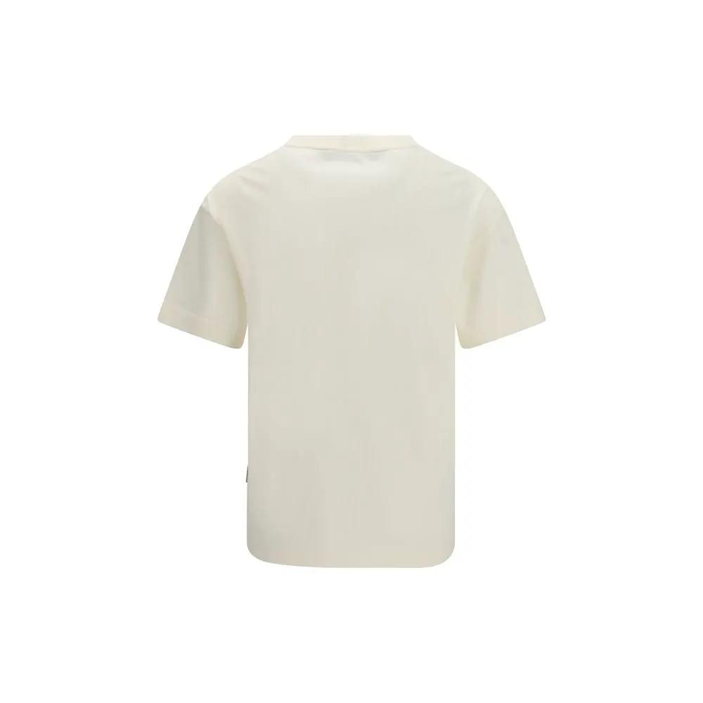 Palm Angels Palm Angels Beige Cotton T-Shirt