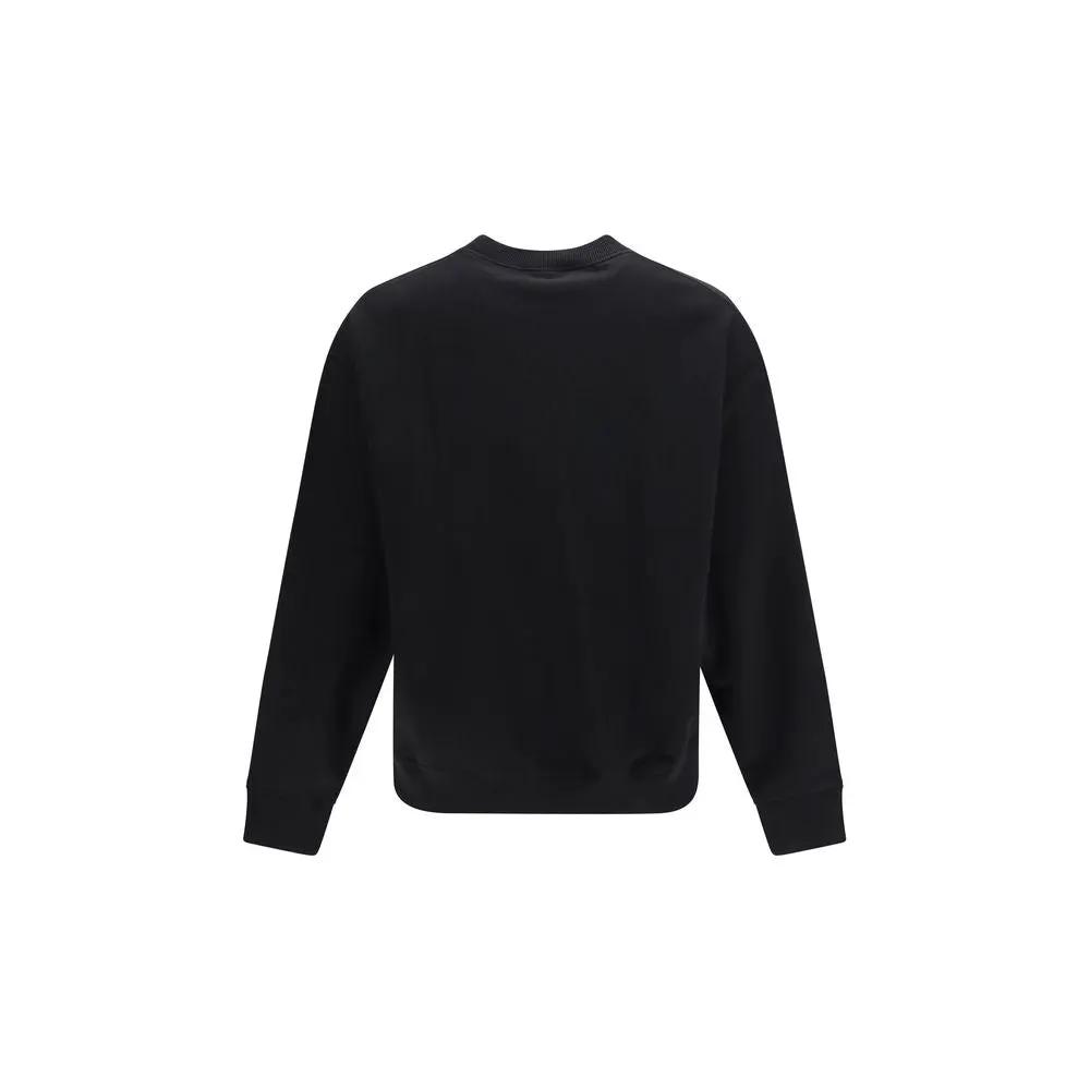 Palm Angels Palm Angels Black Cotton Sweatshirt
