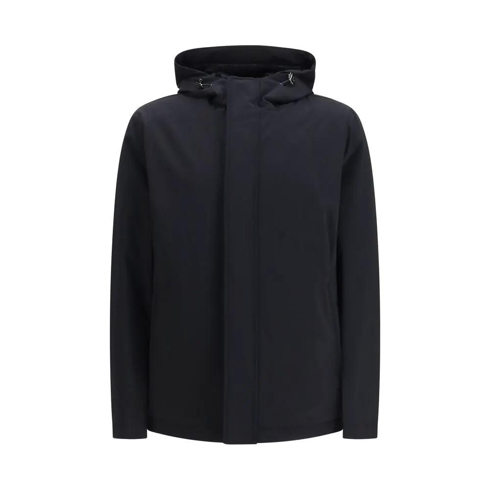 Herno Herno Black Polyester Shell Jacket
