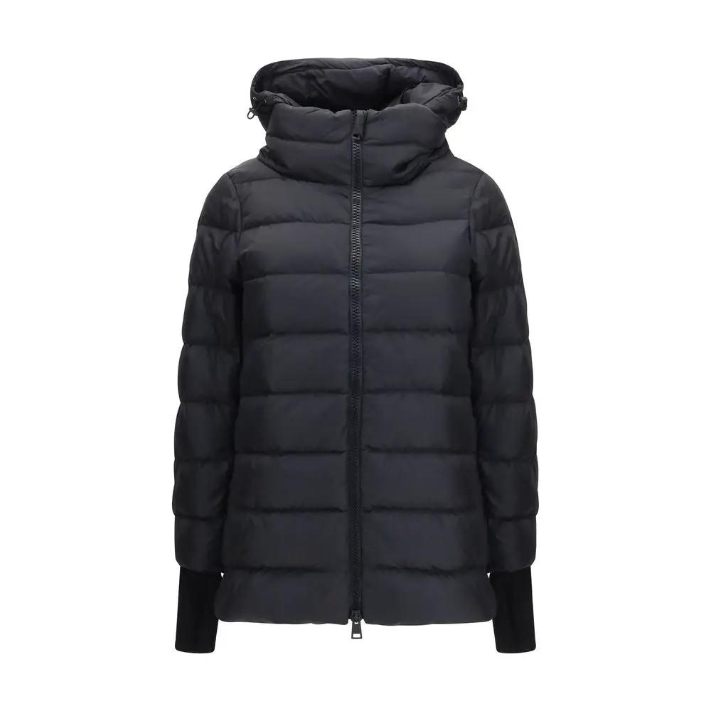 Herno Herno Black Polyester Full-Length Jacket