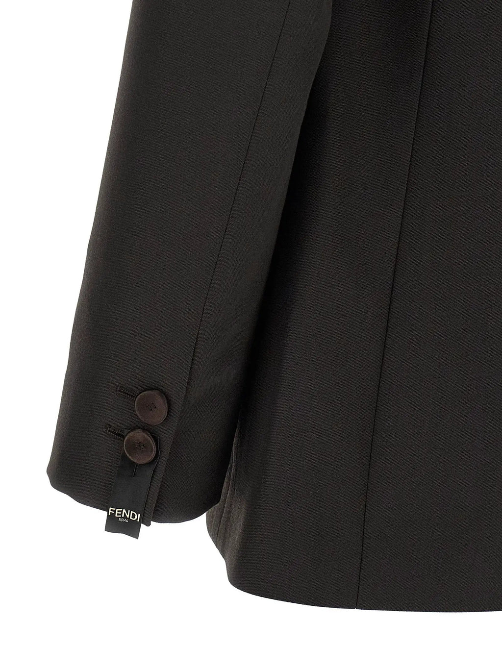 Fendi Brown Polyester Blazer