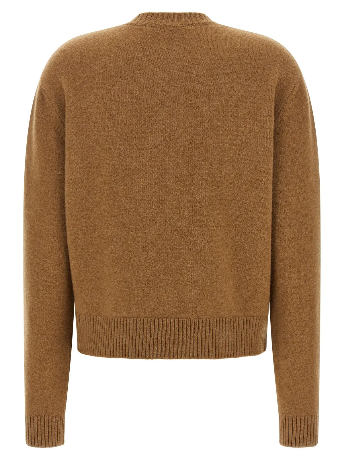 Cardigan en laine marron Rohe