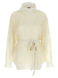 Twinset White Polyamide Cardigan