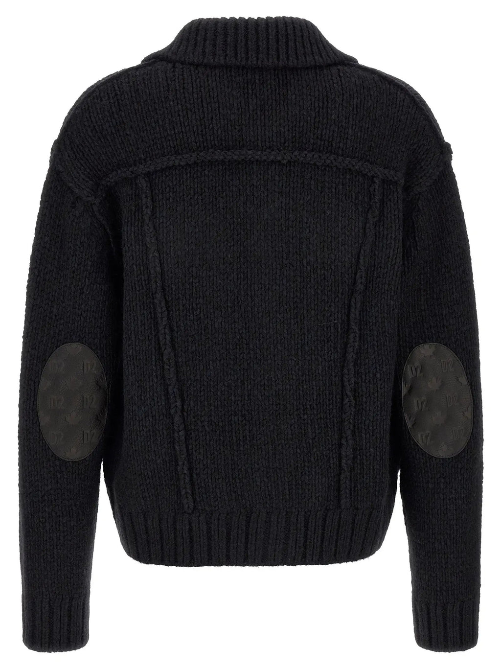 Dsquared² Blue Marabou Cardigan