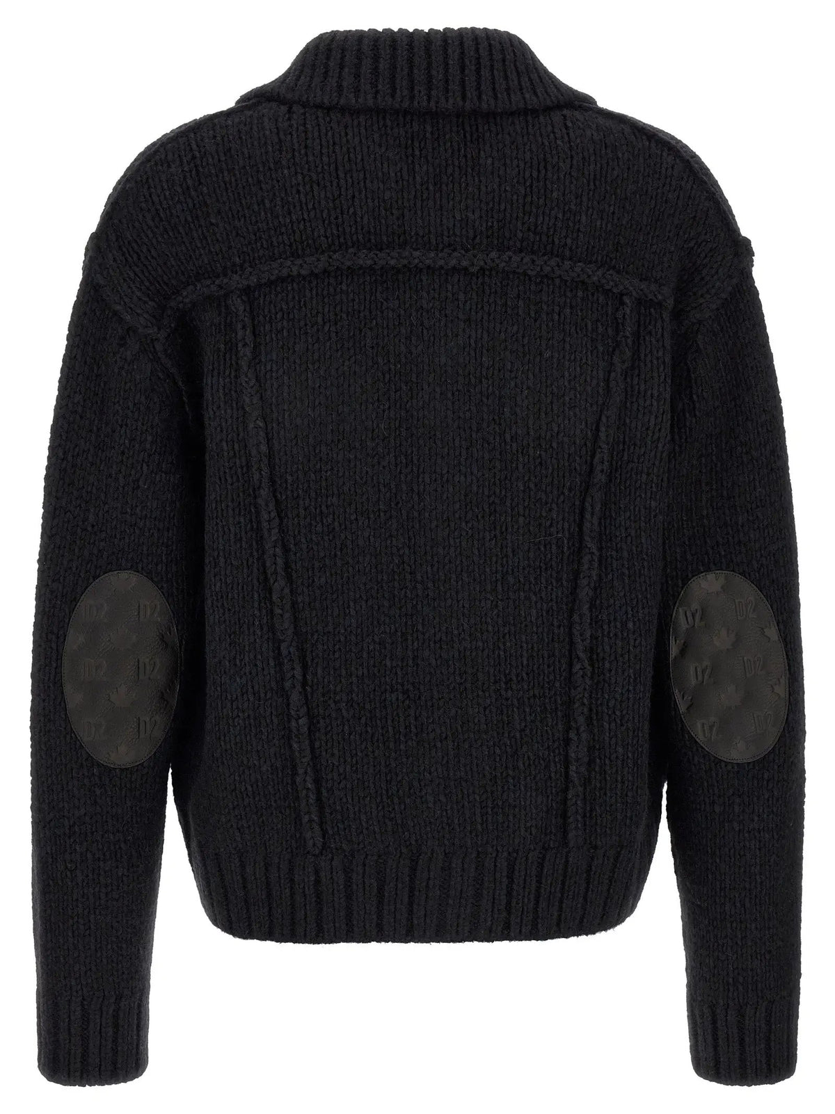 Dsquared² Blue Marabou Cardigan