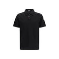 Moncler Moncler Black Cotton Polo Shirt