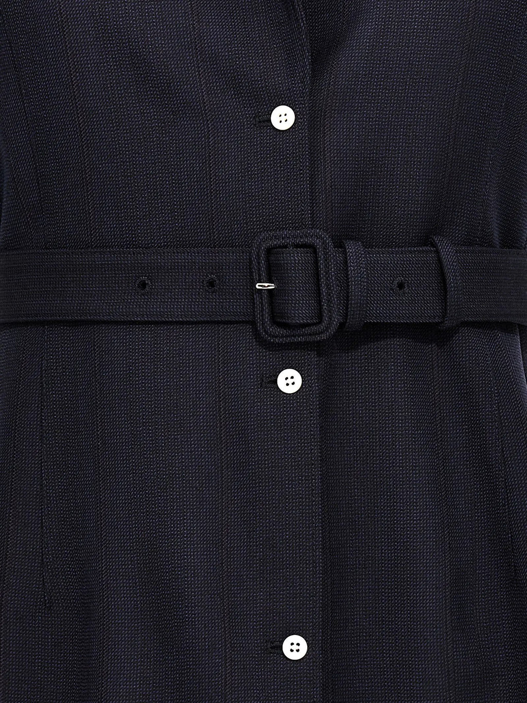 Prada Blue Virgin Wool Sleeveless Jacket