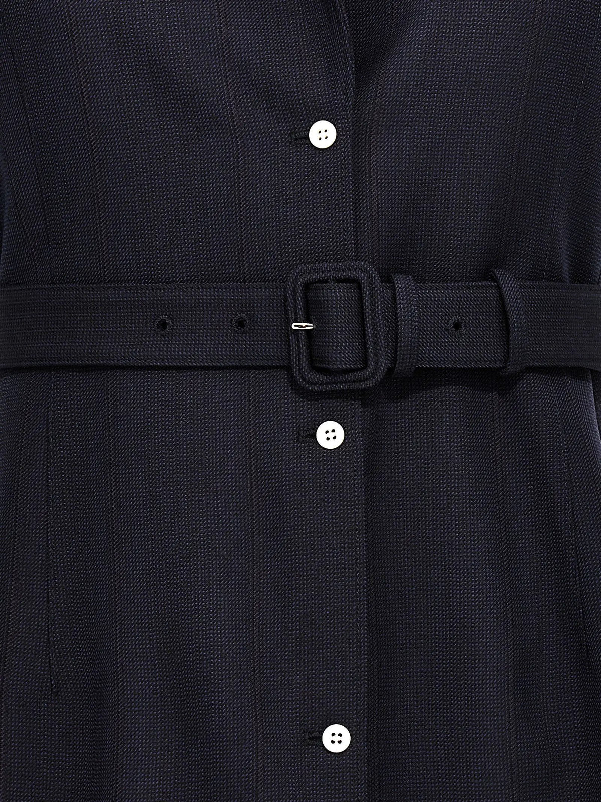 Prada Blue Virgin Wool Sleeveless Jacket
