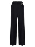 Prada Prada Blue Wool Casual Pants
