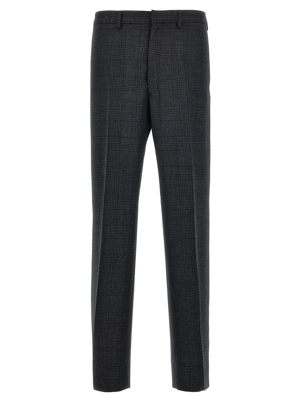 Prada Gray Virgin Wool Dress Pants