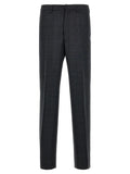 Prada Gray Virgin Wool Dress Pants