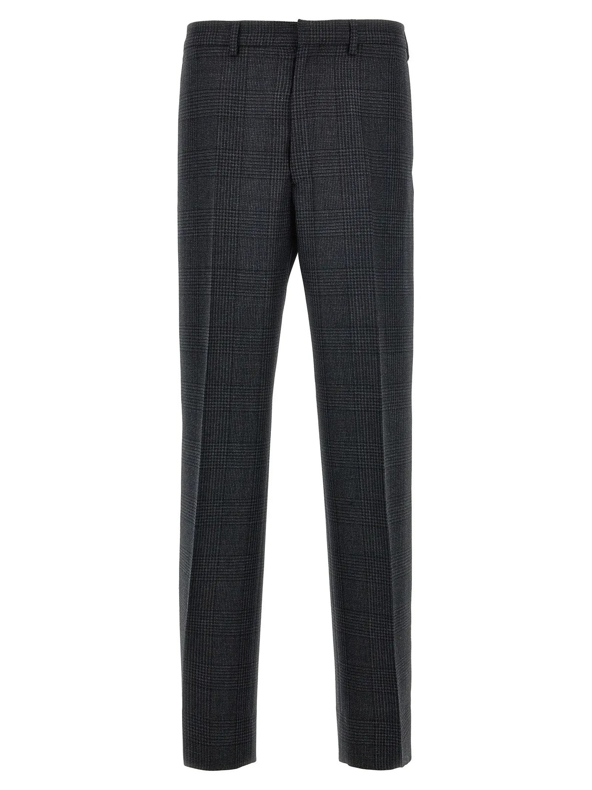Prada Gray Virgin Wool Dress Pants