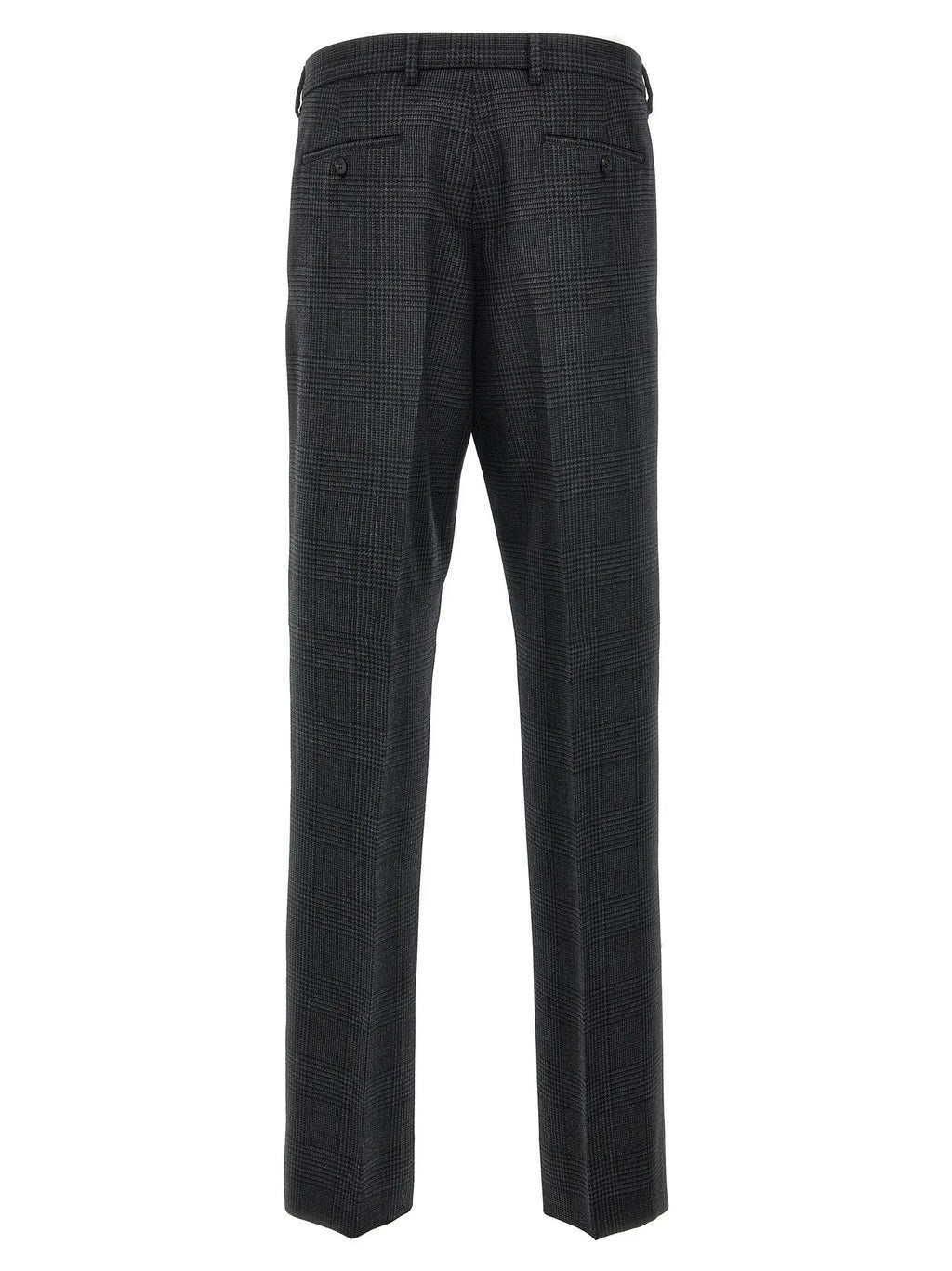 Prada Gray Virgin Wool Dress Pants