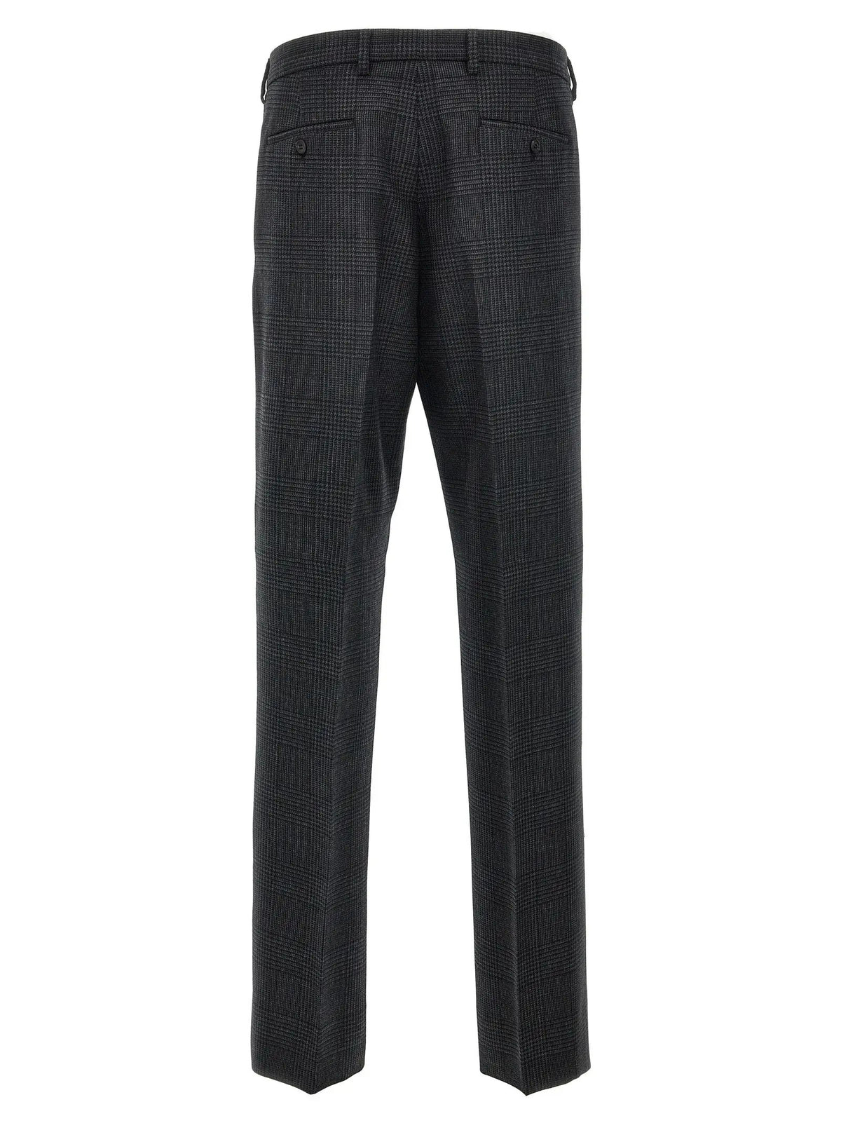 Prada Gray Virgin Wool Dress Pants