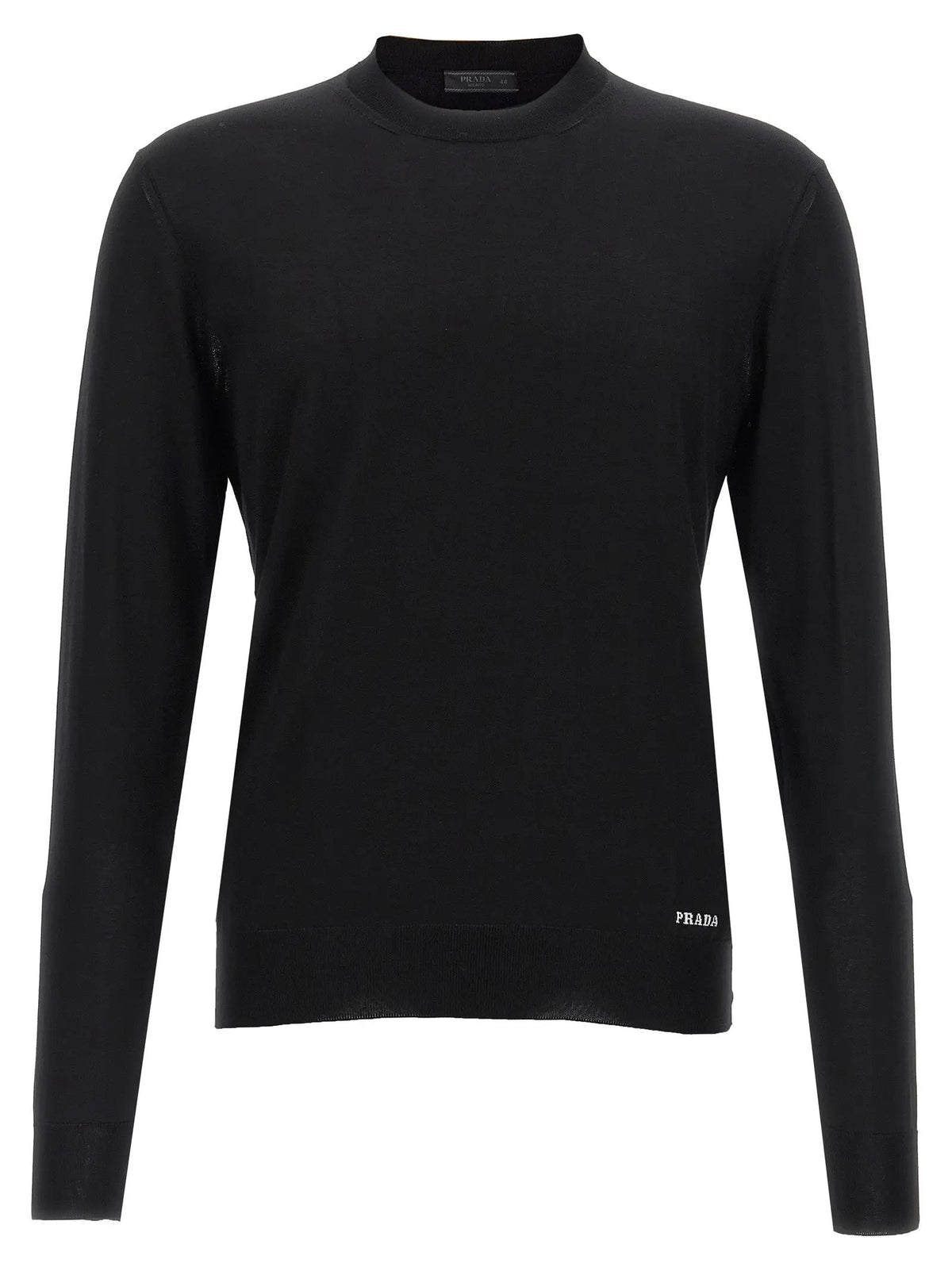 Prada Black Silk Cardigan