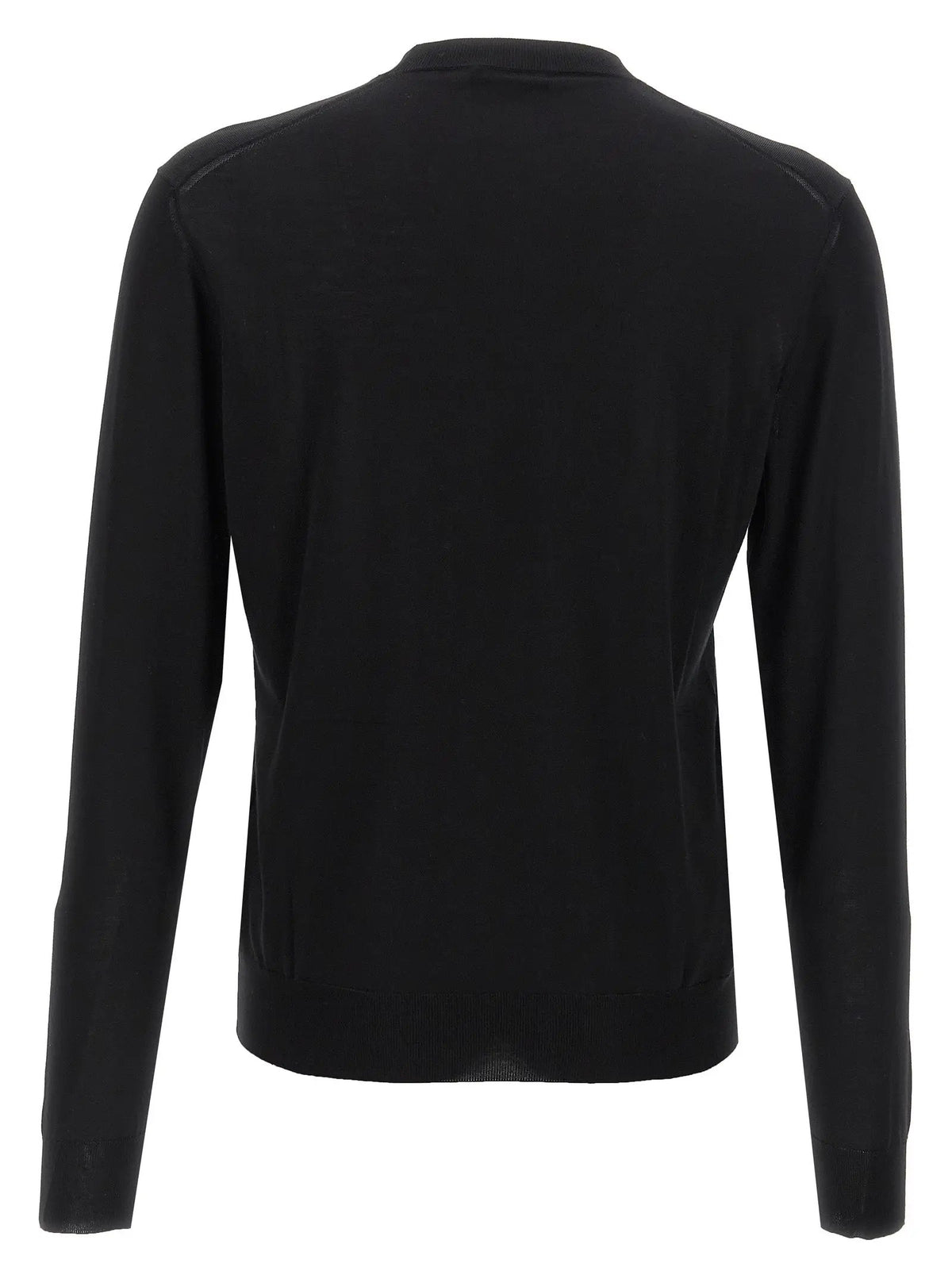 Prada Black Silk Cardigan