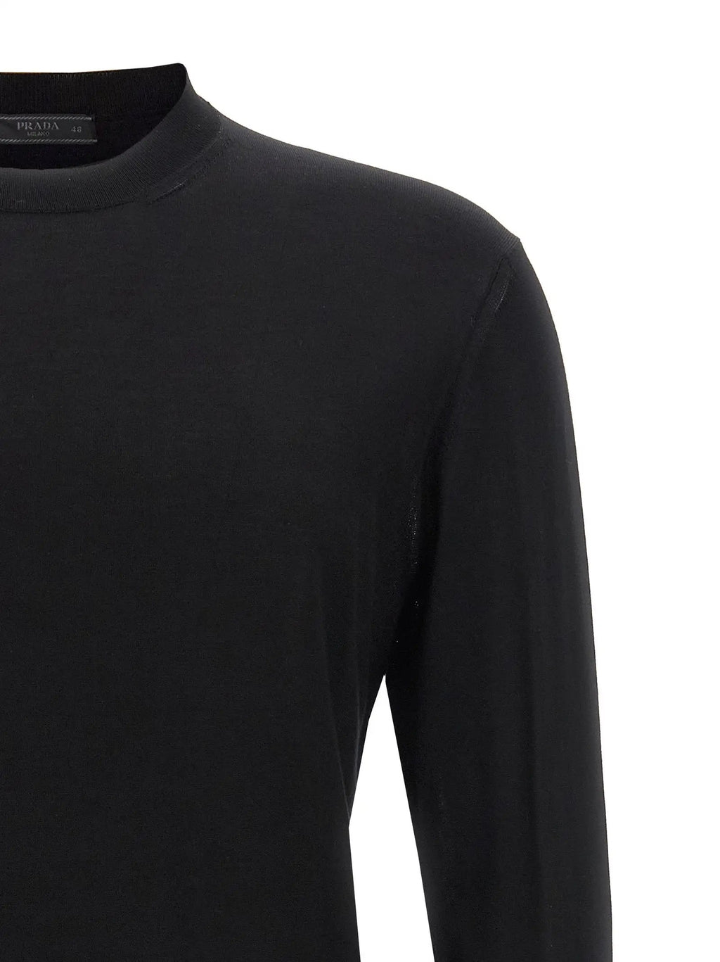 Prada Black Silk Cardigan