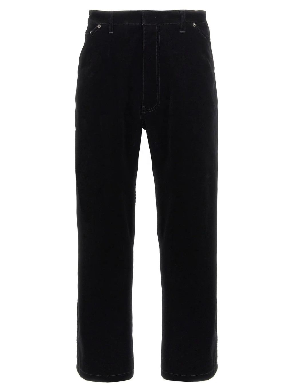 Prada Black Cotton Casual Pants