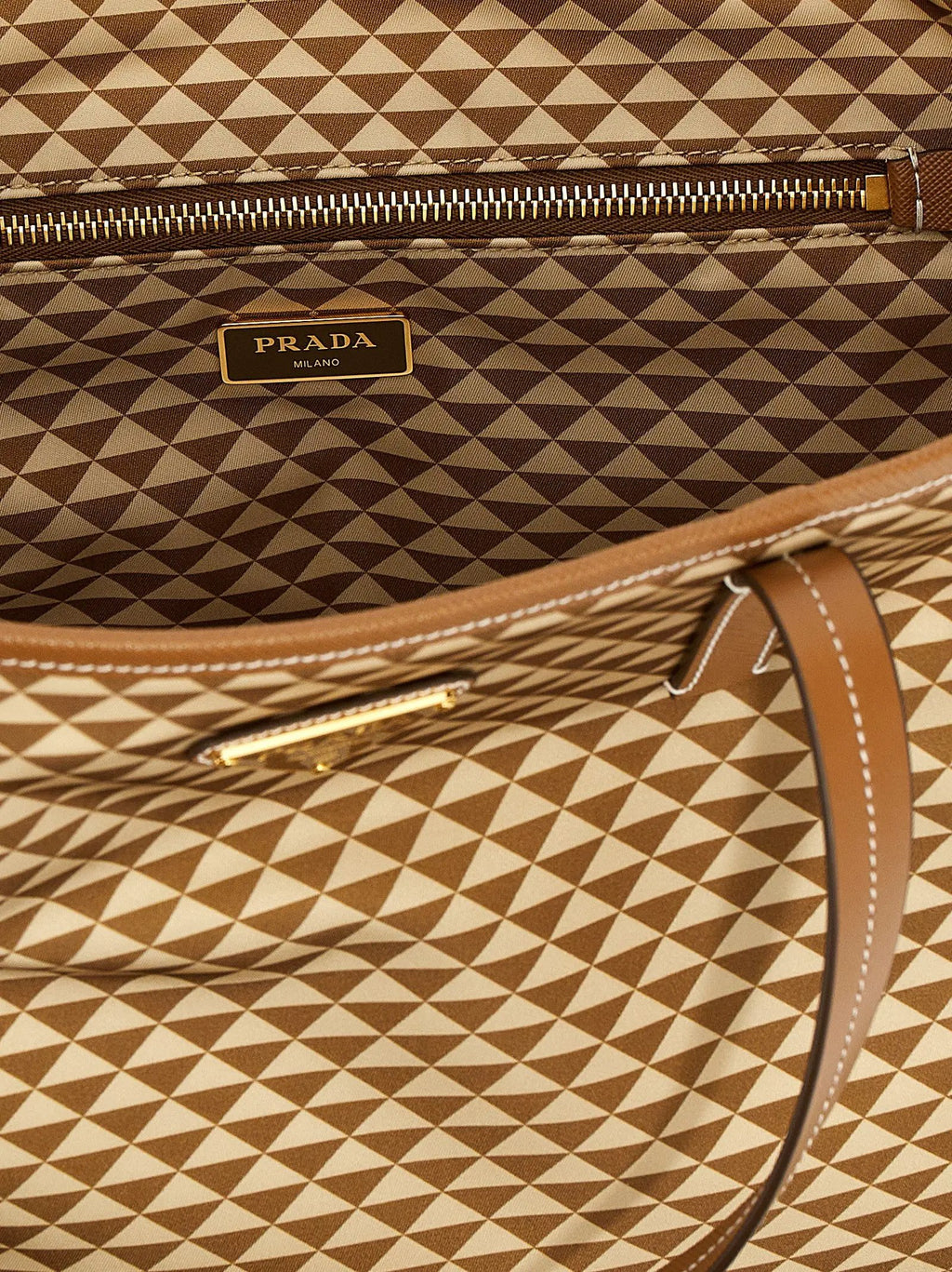 Sac fourre-tout Prada en polyamide multicolore