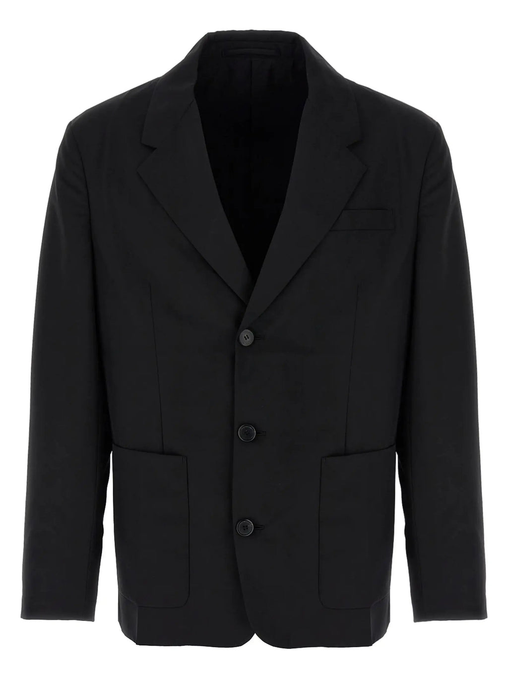 Prada Black Virgin Wool Blazer