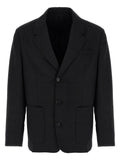 Prada Black Virgin Wool Blazer