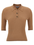 Prada Prada Beige Cotton Polo Shirt