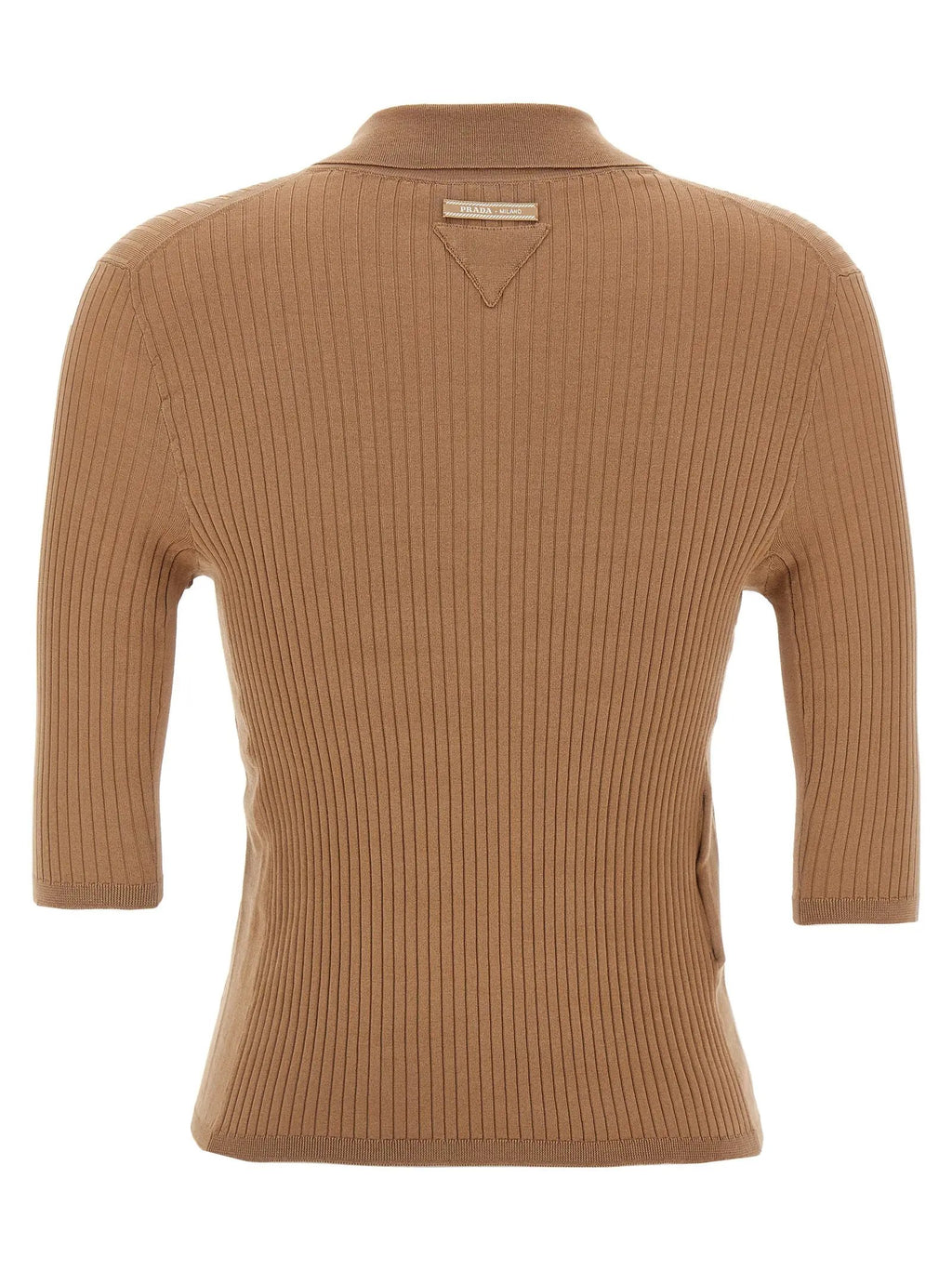 Prada Prada Beige Cotton Polo Shirt