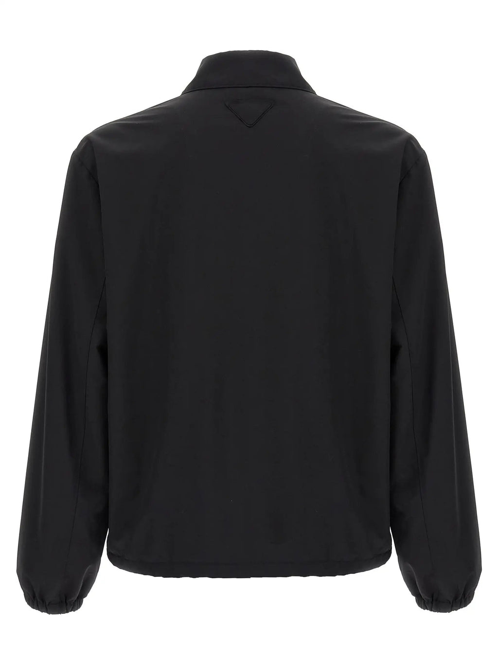 Prada Black Virgin Wool Full-Length Jacket