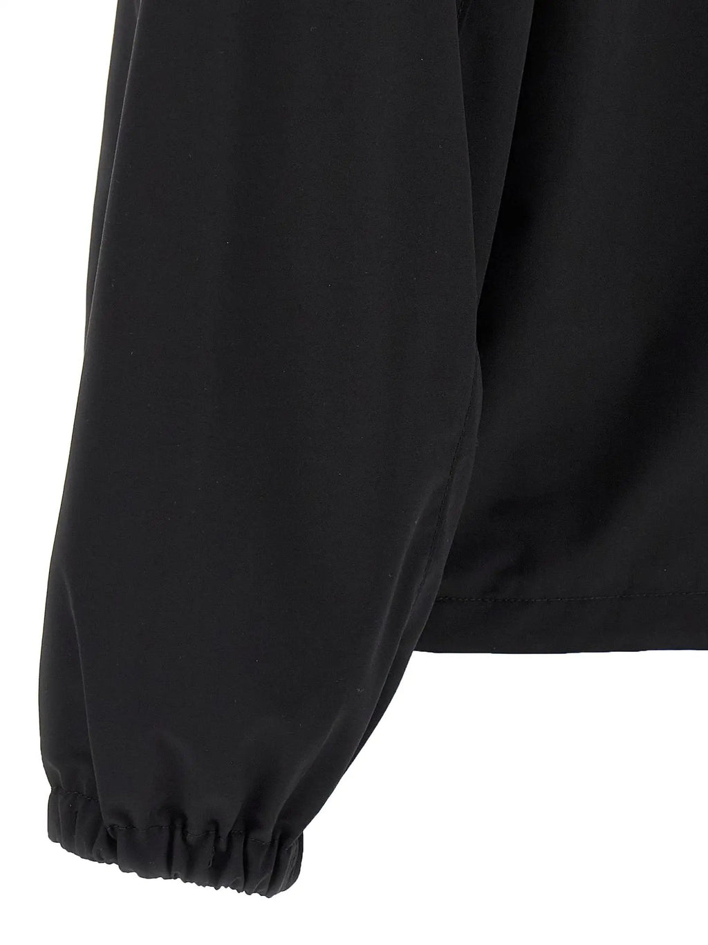 Prada Black Virgin Wool Full-Length Jacket