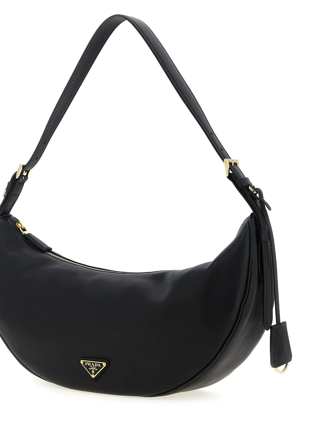 Prada Black Calfskin Shoulder Bag