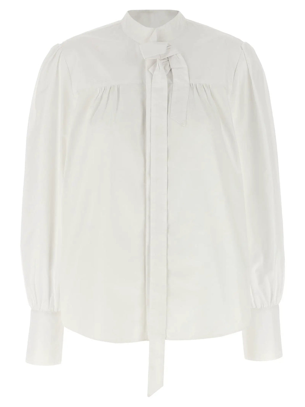 Prada White Cotton Blouse