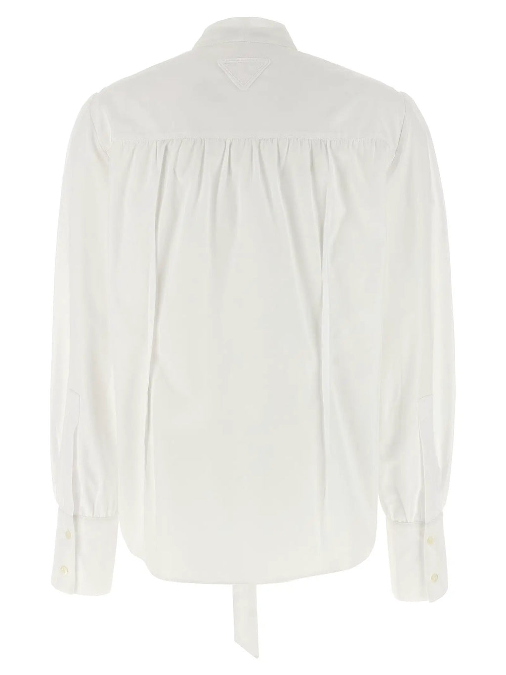 Prada White Cotton Blouse