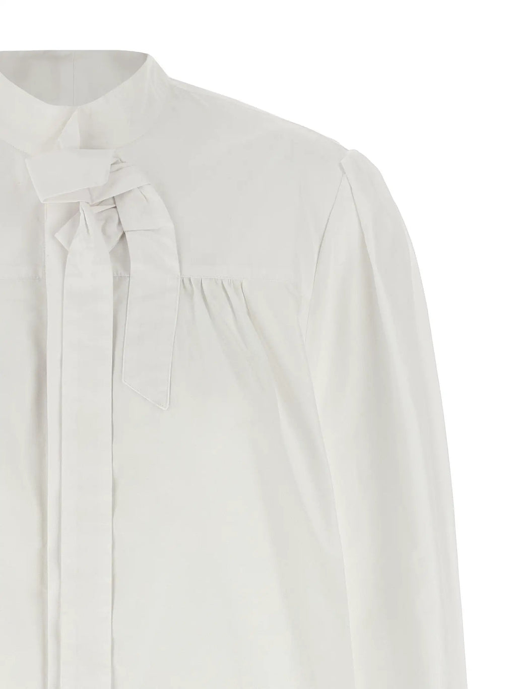 Prada White Cotton Blouse