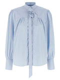 Prada Blue Cotton Blouse