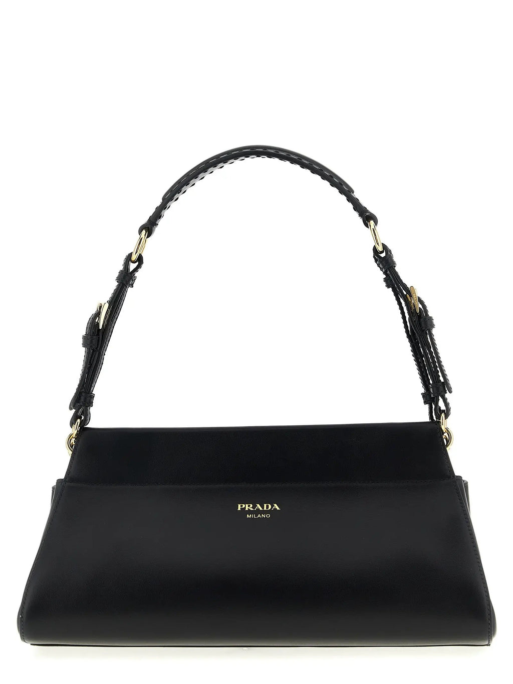 Prada Black Calfskin Shoulder Bag