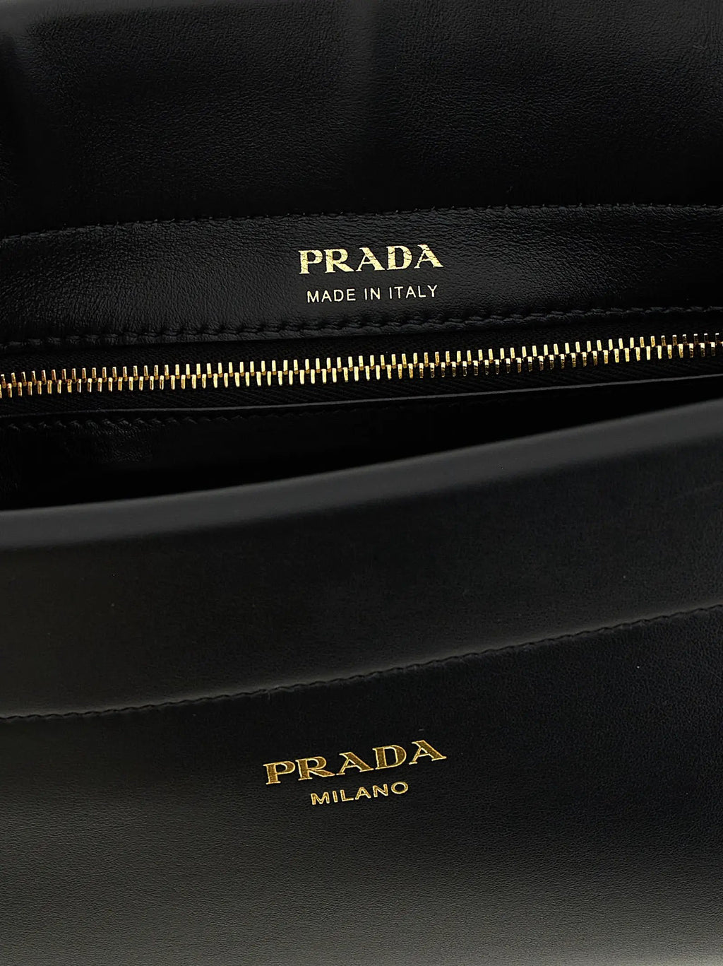 Prada Black Calfskin Shoulder Bag